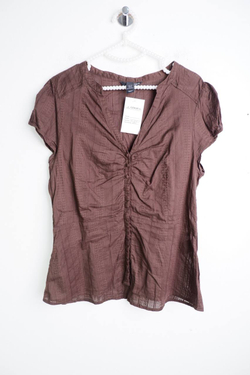 Блузка H&M лаконичная, маркировка 46, визуально на 52 размер