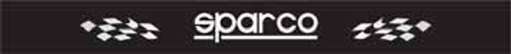 Наклейка лоб.стекла Светофильтр "Sparco" 16,5х130см, (цвет синий), фон белый 03162