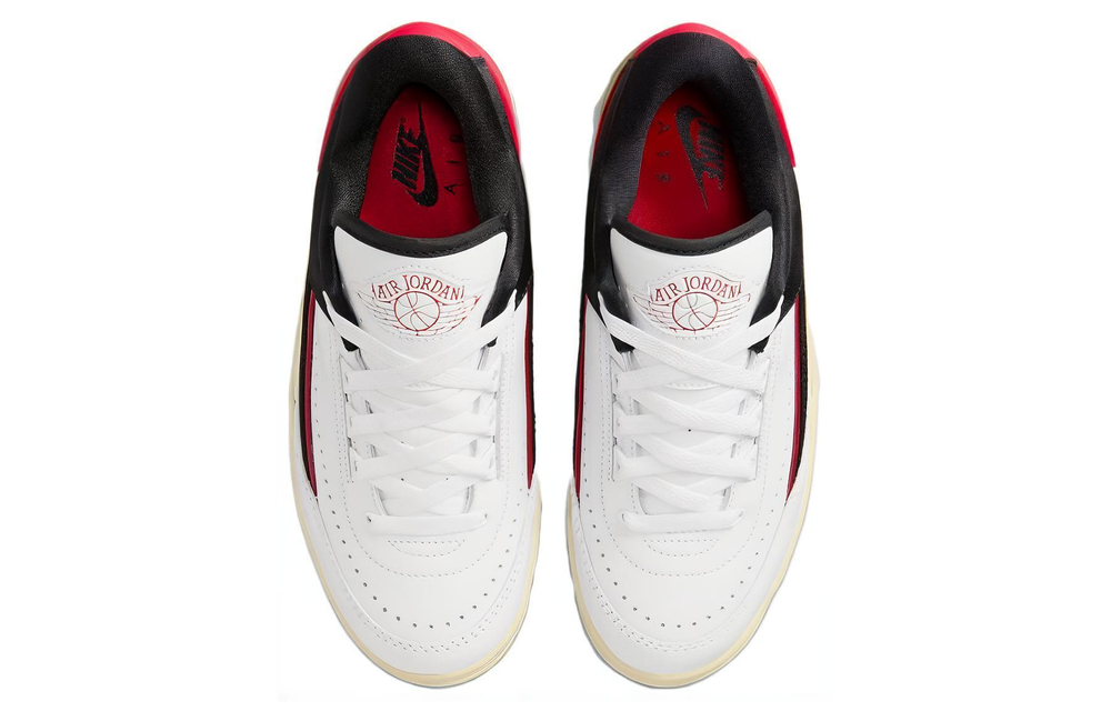 Кроссовки Jordan Air Jordan 2 Low "Black Satin" (Женская размерная сетка)