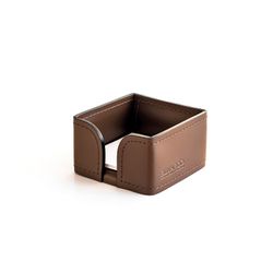 Лоток для блока бумаги из двухслойной кожи Cuoietto 100*100*60 (TBC100-100-60) 5