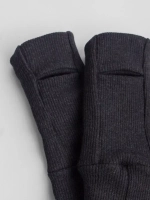 Шапка для девочки осенняя с митенками и снудом