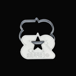 Вырубка пластиковая "23 Февраля штамп" (9,5*7,5 см)