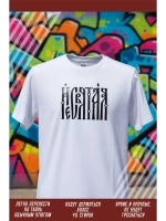 Термонаклейка на одежду, термопринт Несвятая в черном