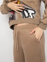 Спортивный костюм утепленный с капюшоном