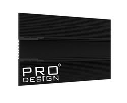 Декоративный стеновой профиль Pro Design 534 черный, 2700x45x17,5 мм