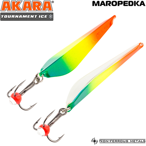 Блесна зимняя Akara Tournament Ice Maropedka 100 18 гр. 86/Sil