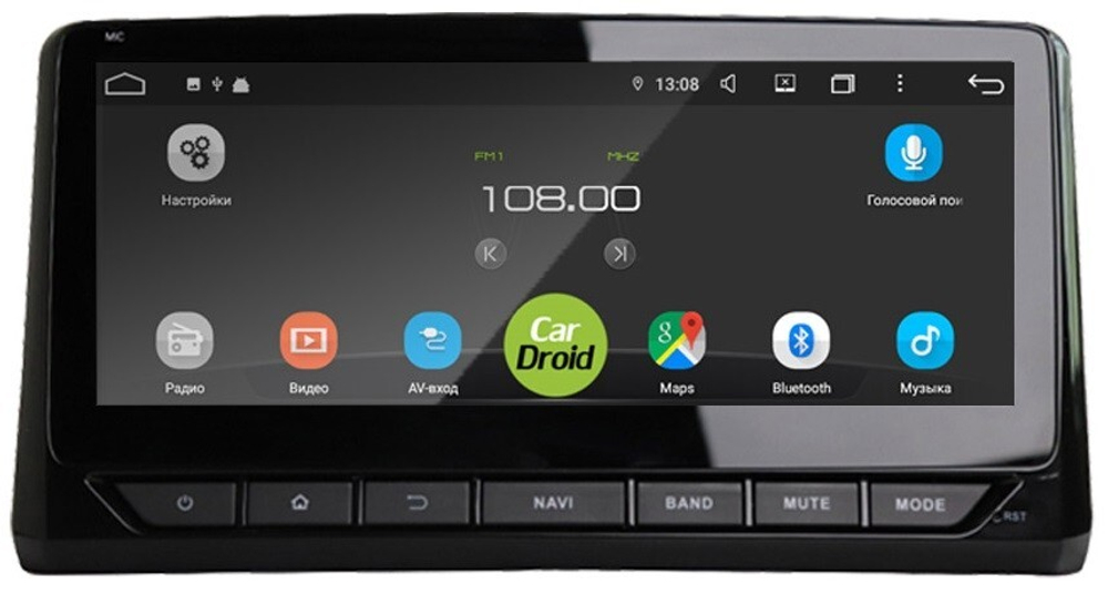 Магнитола для Toyota RAV4 50 2019-2024+ (рынок РФ и ОАЭ) - Roximo RD-1130W на Android 10, 8-ЯДЕР, 4ГБ-64ГБ