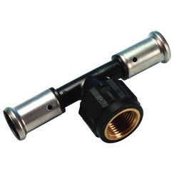 Тройник HENCO ВР ПВДФ пресс, 50x6/4x50