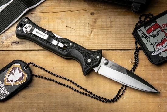 Складной нож Cold Steel "Counter Point 2" 440C c клинком из стали 440C, рукоять Grivory (Griv-Ex)