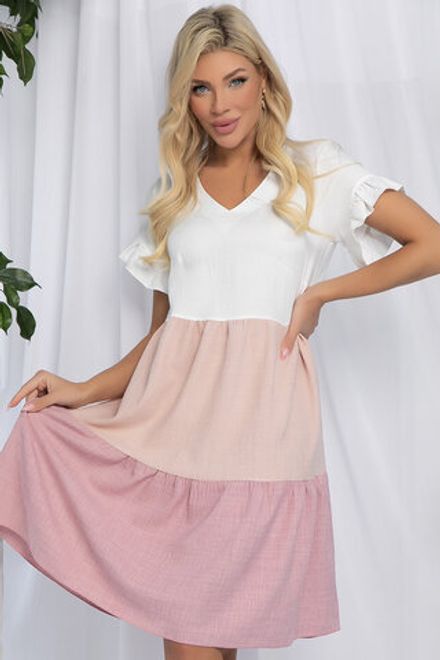 Платье Летний поцелуй (розовое) П12823-12М LT Collection