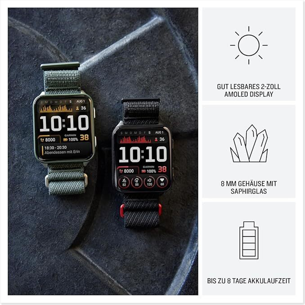 Часы Garmin Venu X1 — 51 мм (AMOLED, Черный)