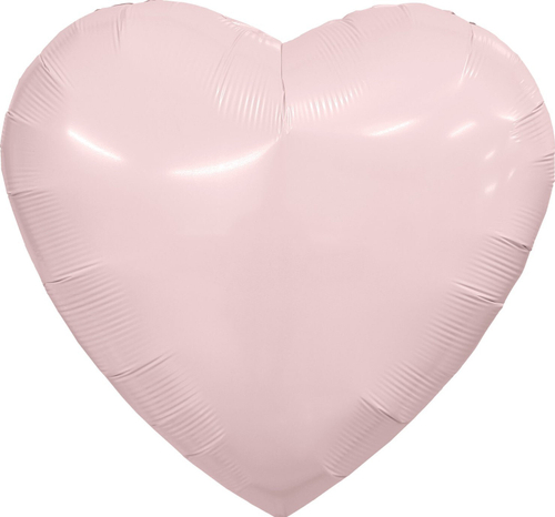 Ag (36''/91 см) Сердце, Пыльная роза, 1 шт. в уп.