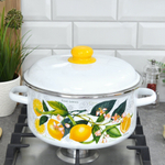 Кастрюля 5л "Лимоны в цвету"