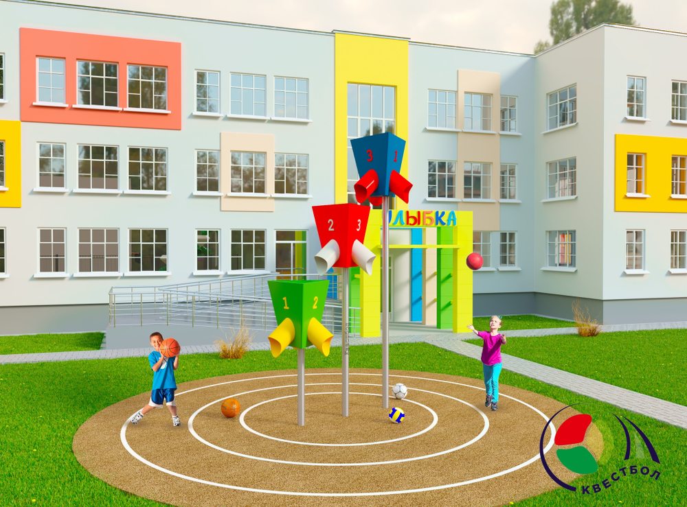 Модуль спортивный Квестбол Треугольник