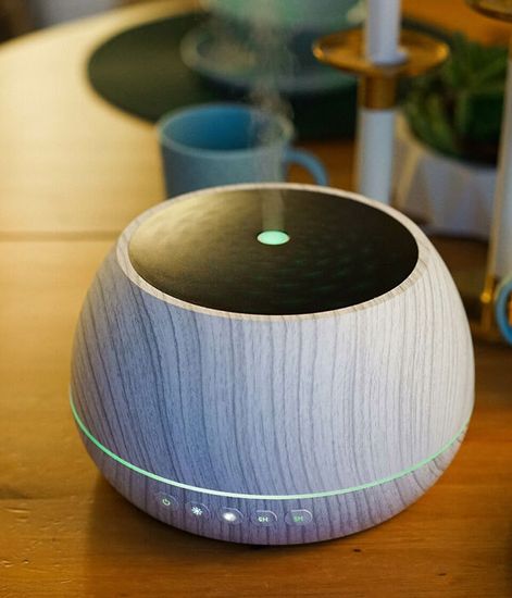 Ультразвуковой аромадиффузор-Bluetooth колонка Mandala Blanc, Sens