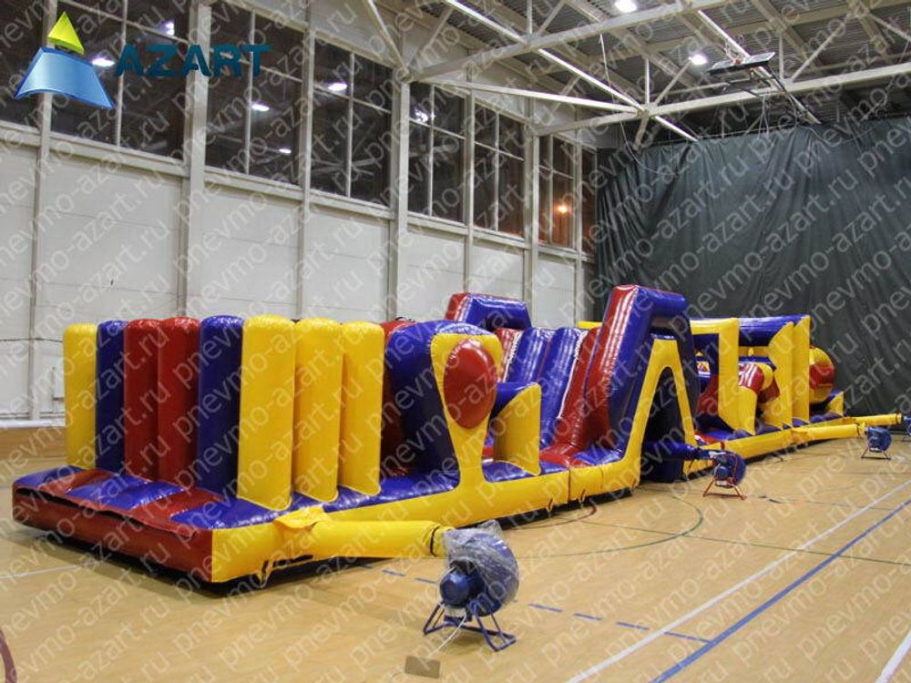 Блочная полоса препятствий из 5-и частей