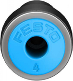 Переходник цанговый со вставной втулкой Festo QS-8H-4 (комплект 10 шт)