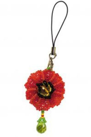 "Брелок.Мак"-В202 набор для бисероплетения