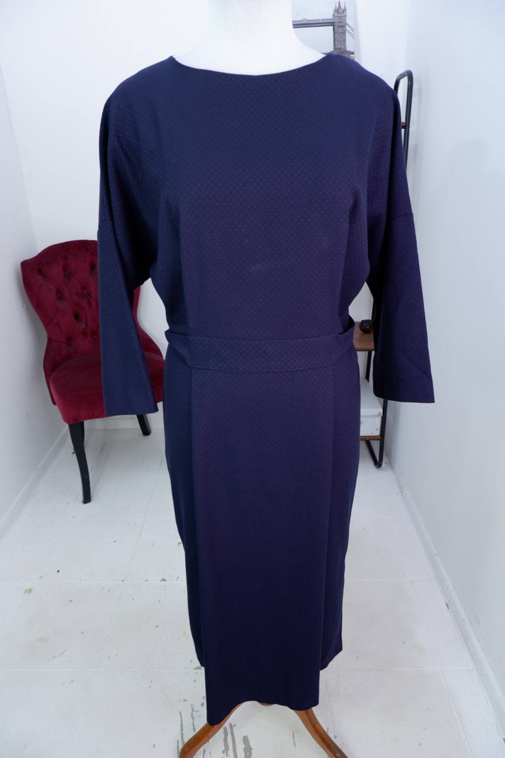 Платье Deniza в мелкий горошек, визуально на 48 размер, новое