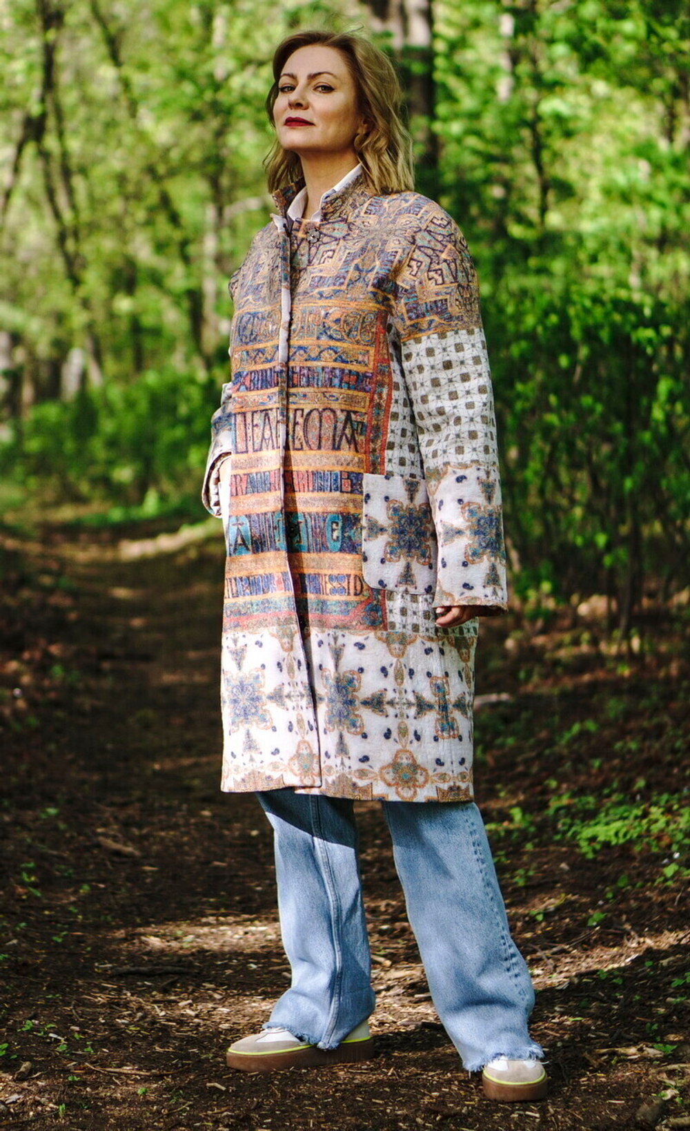 Пальто "Ирландская легенда 2", по мотивам Келлской книги