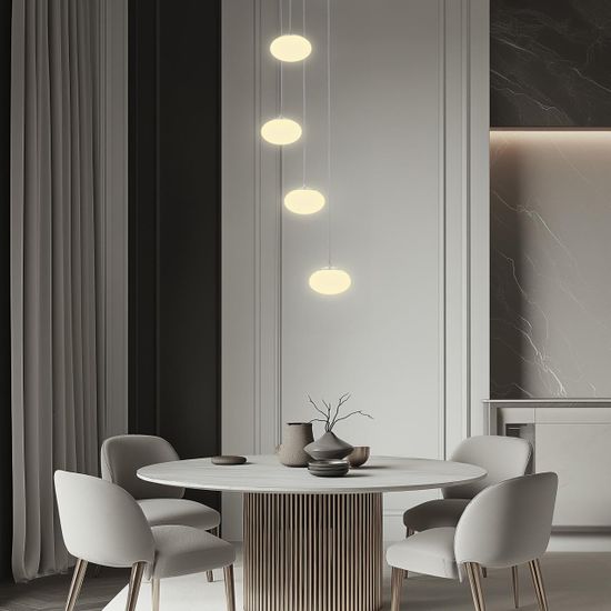 CL226A051 ATMAN Смарт Хром.Мат. Люстра Подвесная