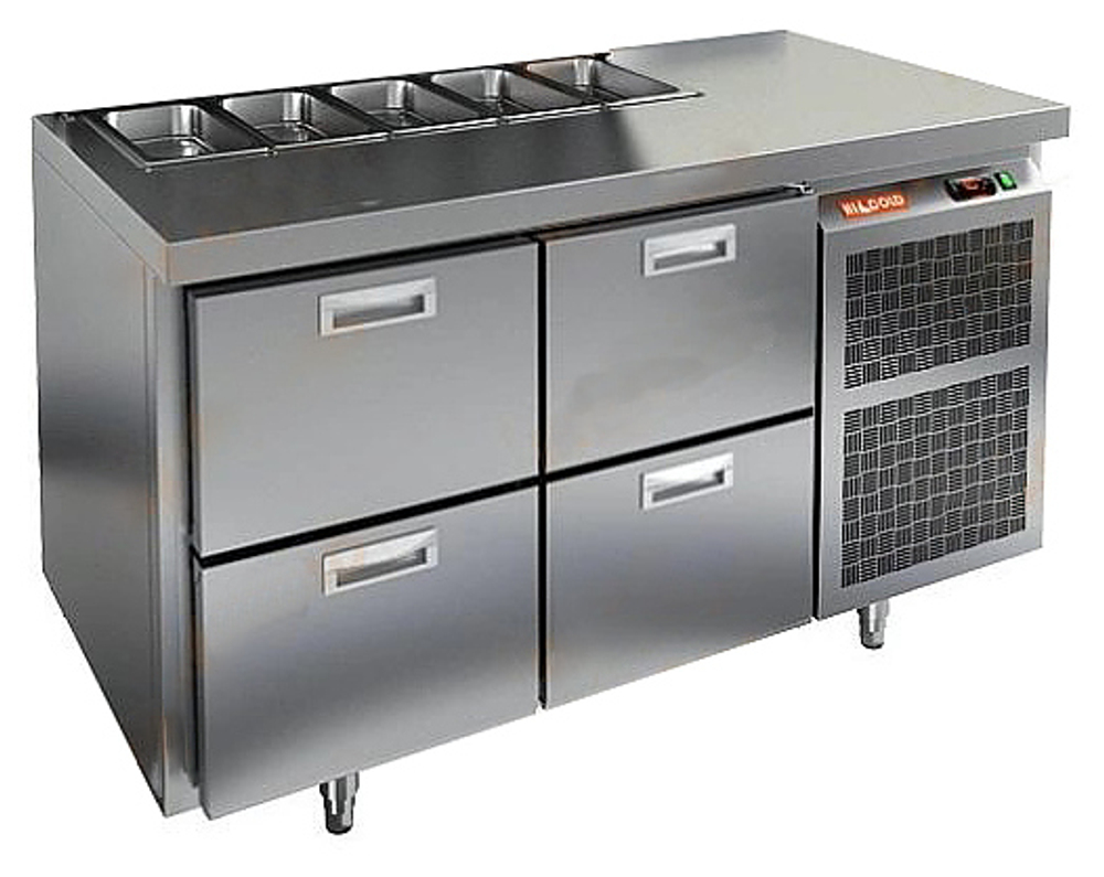 Стол для салатов HICOLD SL1-22SN (1/3) О без крышки (R290)