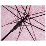 Зонт-трость полуавтоматический 90см «BASIC» розовый