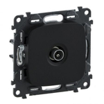 Розетка ТВ Legrand Valena Allure c топологией звезда 0-2400 МГц Антрацит 753971