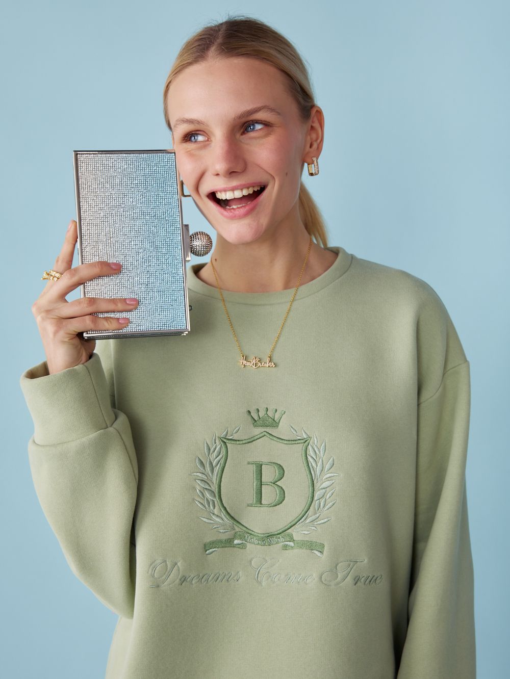 СВИТШОТ MAKE A WISH PISTACHIO