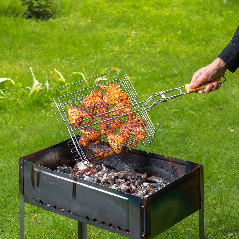 Мангал с ребрами жесткости 500 х 300 х 500 мм, Camping Palisad