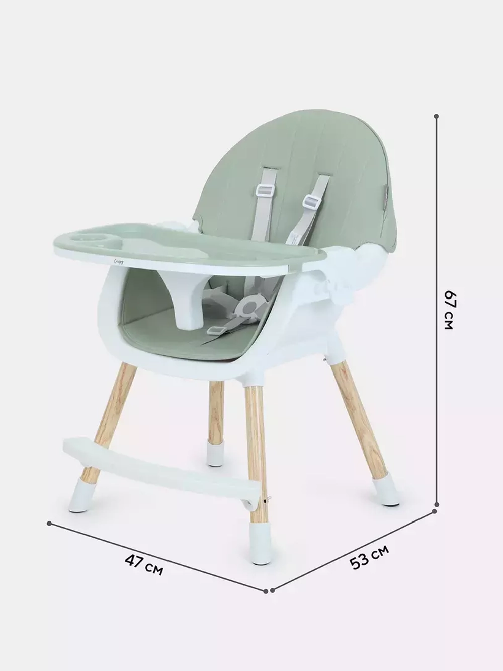 Стол-стул MOWBaby "CRISPY" RH150 Green