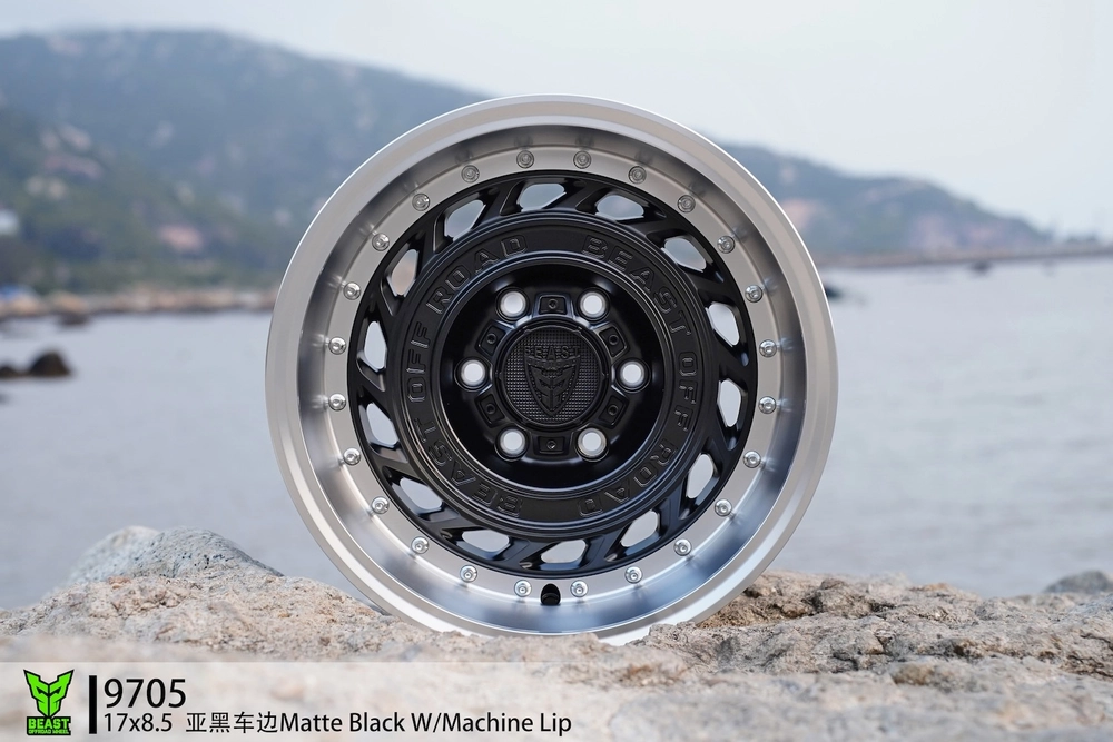 Диск колёсный литой BEAST OFFROAD 9705 R17 8,5 ЕТ0 Matte Black Machine Leap