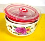 Набор из 3х плошек LL12 с герметичн.крышками (розы)