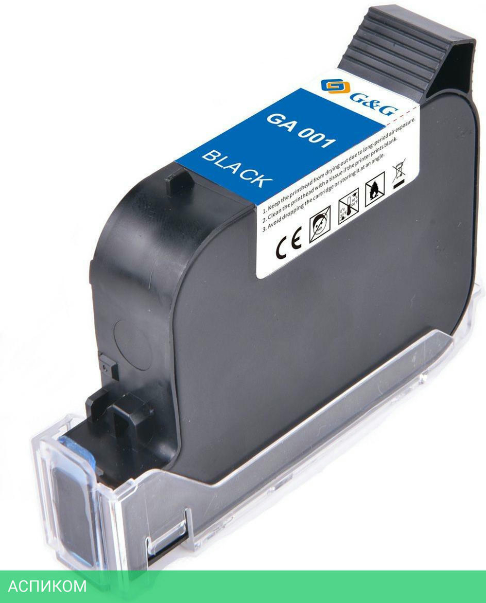 Картридж G&G GA-001BK черный