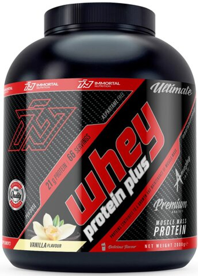 Протеин Immortal Nutrition Whey Protein Plus 2000 г ваниль
