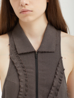 Платье Ruffle Linen Maxi