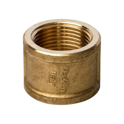 Муфта STOUT SFT 0005 - 1" (для стальных труб, латунь без покрытия)