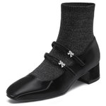 Joypeace Stretch & Sock Boots Women"s Black