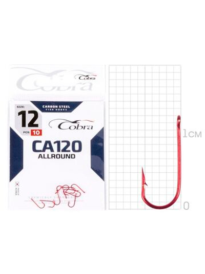 Крючки Cobra Allround MIRAGE серии CA120 размер 012 (упк.10шт.)