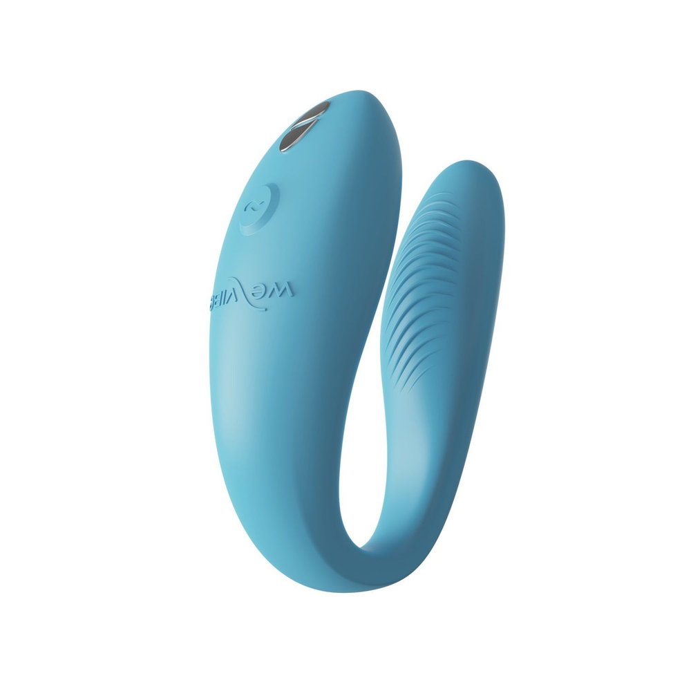 Вибромассажер для пар We-Vibe Sync Go, силикон, 7,5 см
