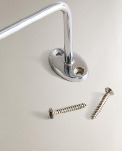 Zara Home держатель для полотенец, нержавеющая сталь, серебристый · 5537/517