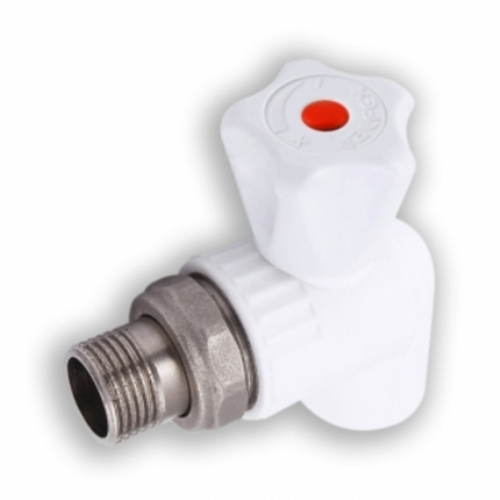 Вентиль для радиатора прямой 25х3/4" (40/10) (Valfex) БЕЛЫЙ "ВАЛФ-РУС"