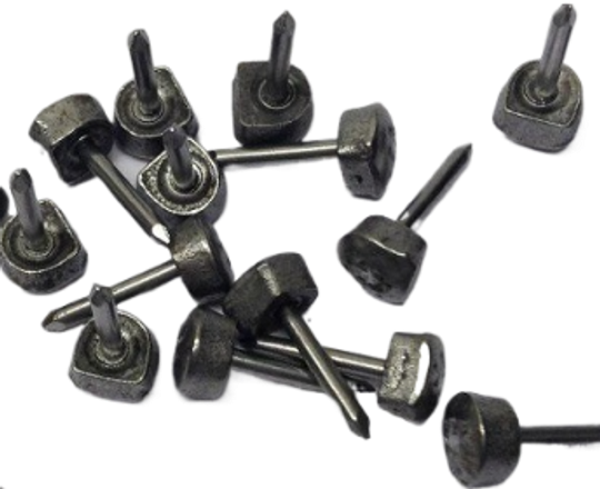 Набойки металлические 10х10 мм, штырь 3мм