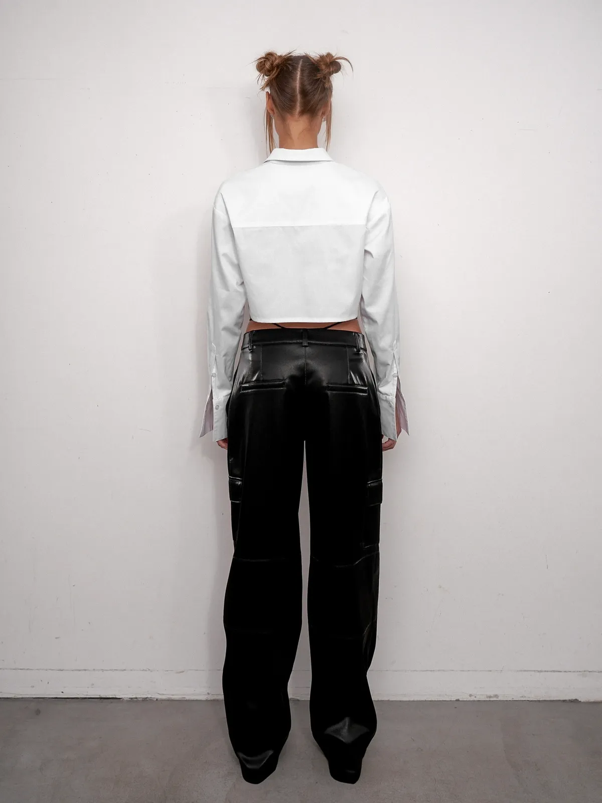 Брюки из экокожи Neo