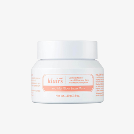 DEAR, KLAIRS Маска-скраб с каолином KLAIRS Youthful Glow Sugar Mask (110 г)