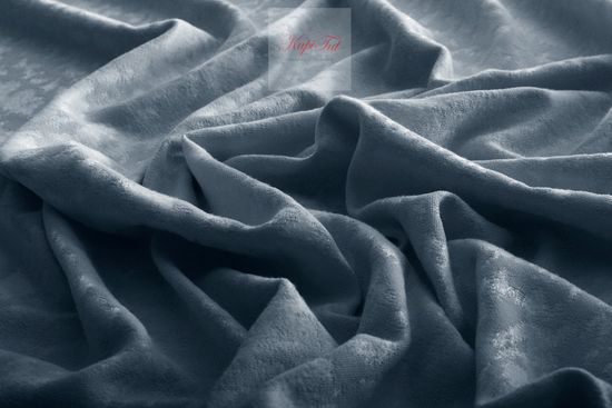 Луи (Indigo). Шторы из стриженного бархата