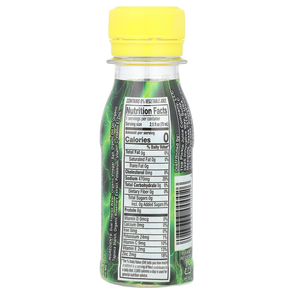Pickle Juice, Pickle Juice Shot, сок с огурцом, 75 мл (2,5 жидк. унции)
