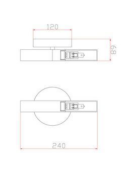 Настенный светильник (бра) Freya FR6109WL-01CH