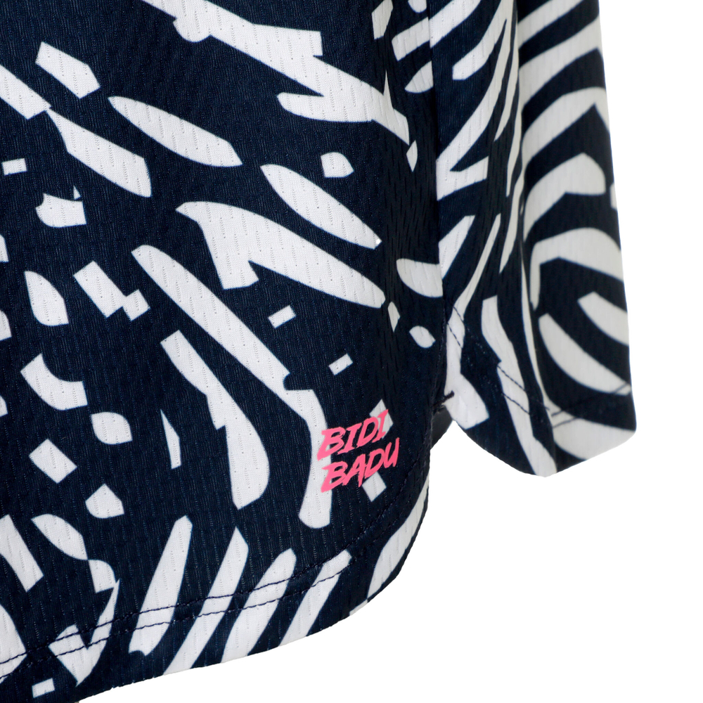 Женские теннисные шорты BIDI BADU Fingerprint Printed 2in1 Shorts Women - Dark Blue, White