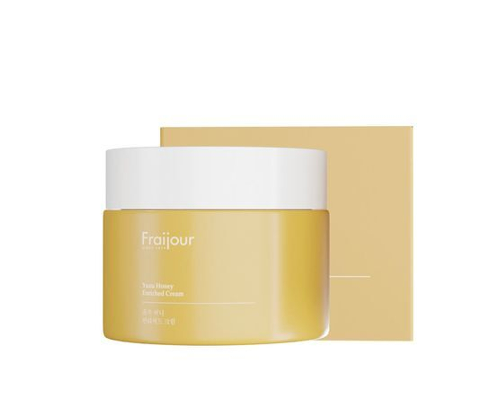 Питательный крем с юдзу и прополисом для сияния кожи Fraijour Yuzu Honey Enriched Cream